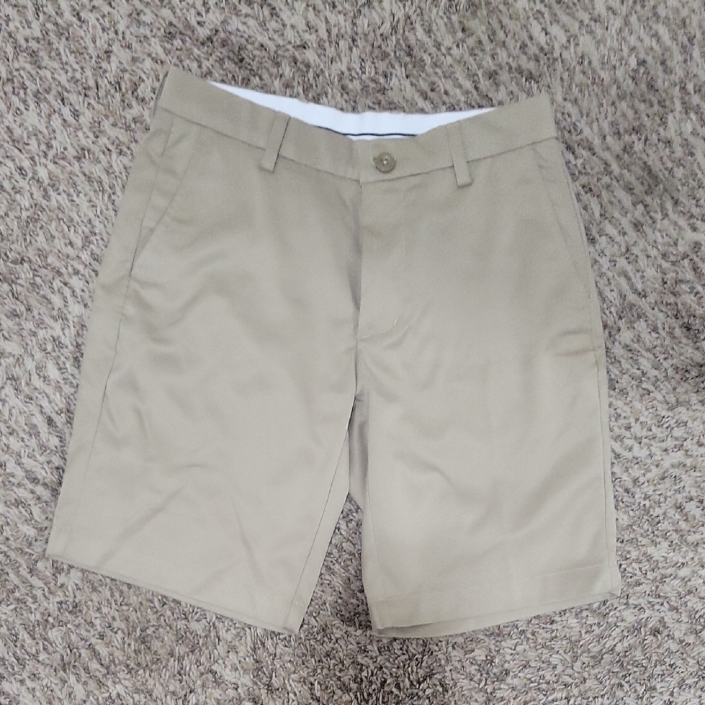 Amazon Essentials Tan Flat Front Shorts